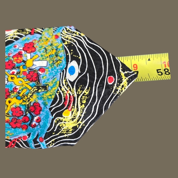 Vintage Tiefeng Jiang RARE One of a Kind Silk Tie Wearable Art Collectible - Picture 7 of 8